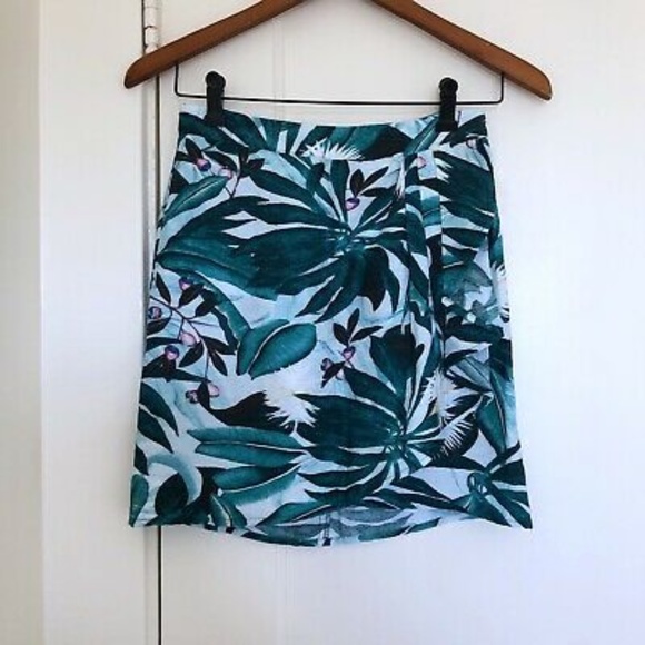 Anna Glover x H&M Patterned Wrapover Skirt - Picture 3 of 8